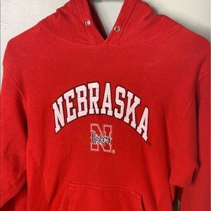 Nebraska hoodie, red
